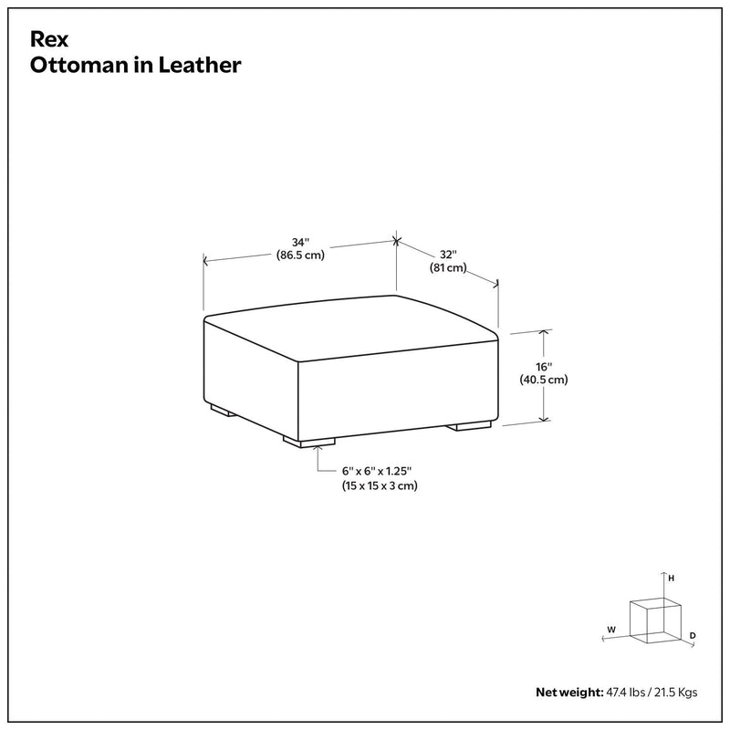Rex - Versatile Design Ottoman