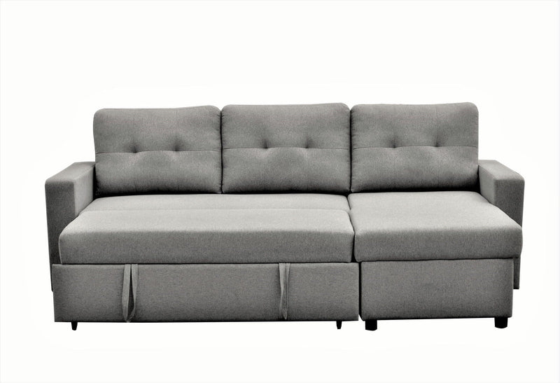 Convertible L Shaped Sectional Sleeper Sofa Bed, Saving Pull Out Couch