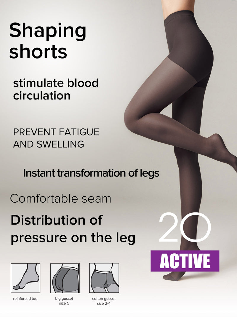 Tights Conte Active 20 Den - Support & Compression