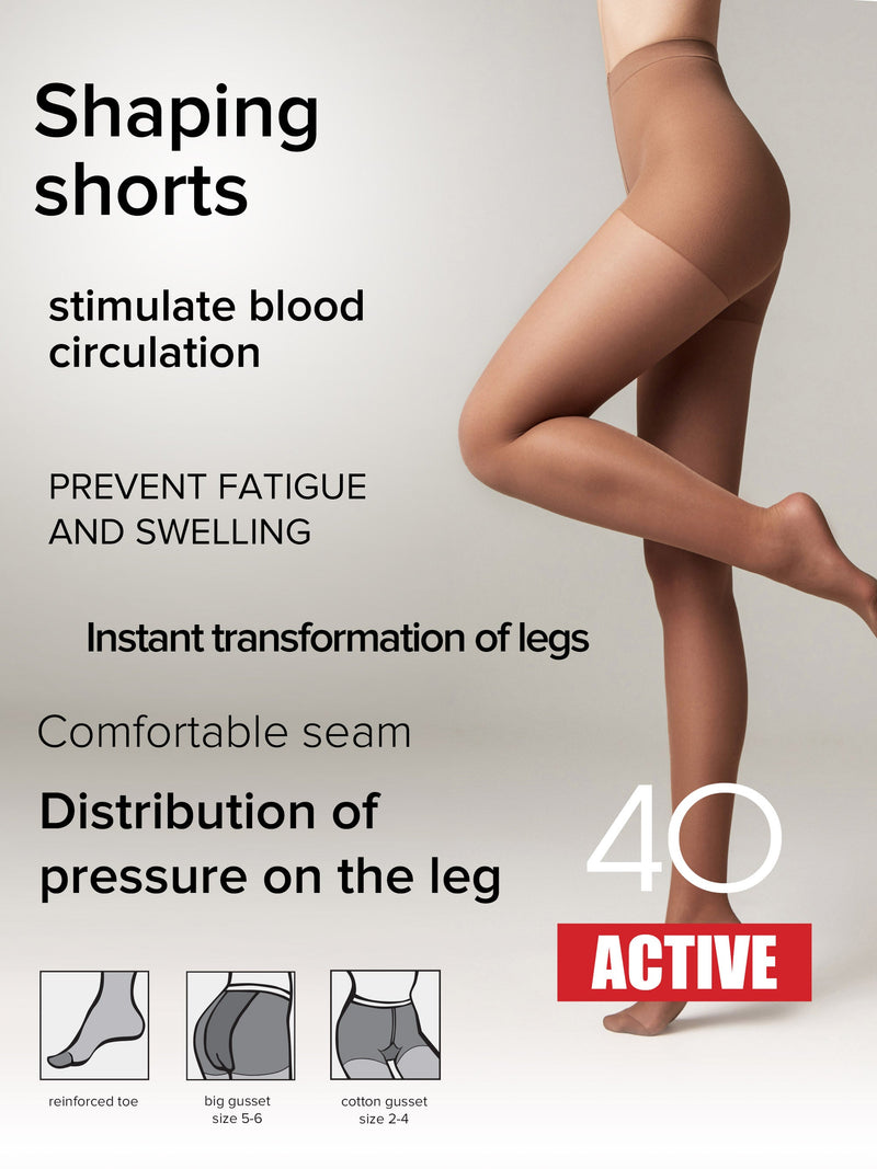 Tights Conte Active 40 Den - Support & Compression
