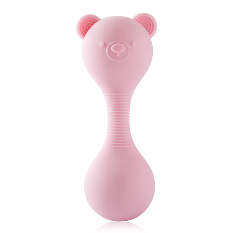 Silicone Sand Hammer Baby Grasping Nibbling Toy Enlightenment Music Sand Hammer Toy