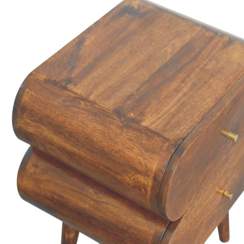 Bubble Nightstand - Brown