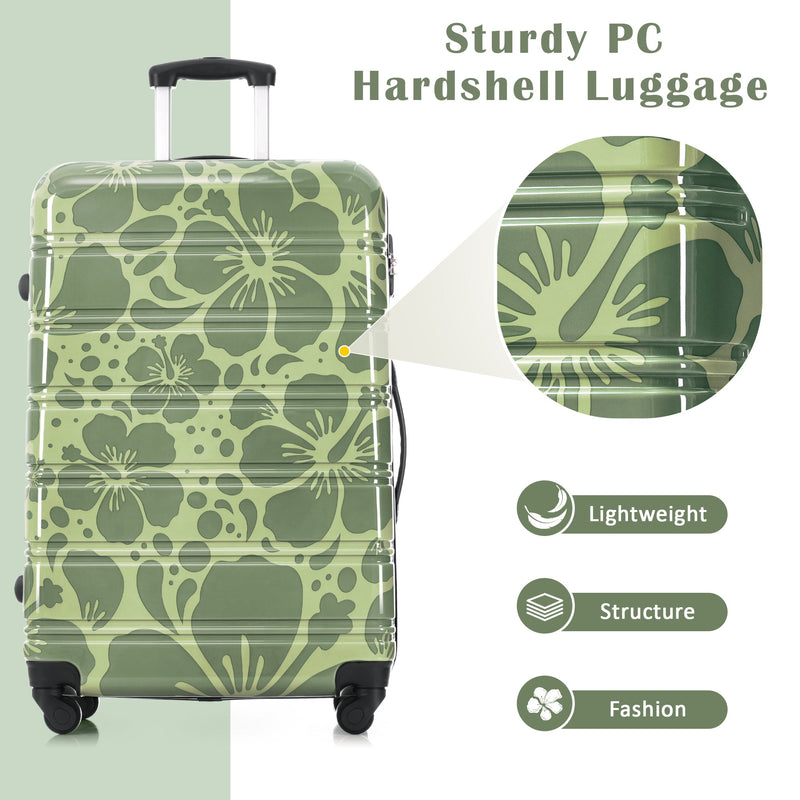 Hardshell Luggage Sets 3 pcs Spinner Suitcase with TSA Lock