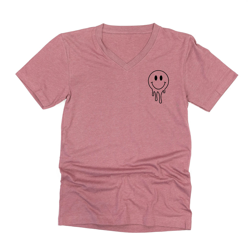 Living My Best Home School Life - Melty Smiley (pf & b) - Unisex Tee