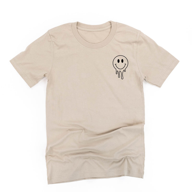 Living My Best Educator Life - Melty Smiley (pf & b) - Unisex Tee