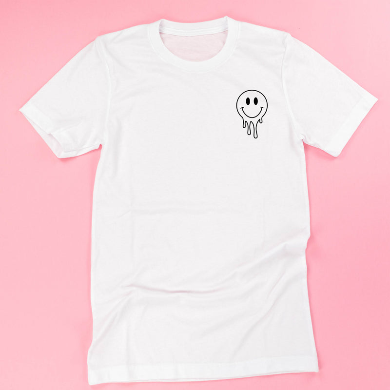 Living My Best Educator Life - Melty Smiley (pf & b) - Unisex Tee