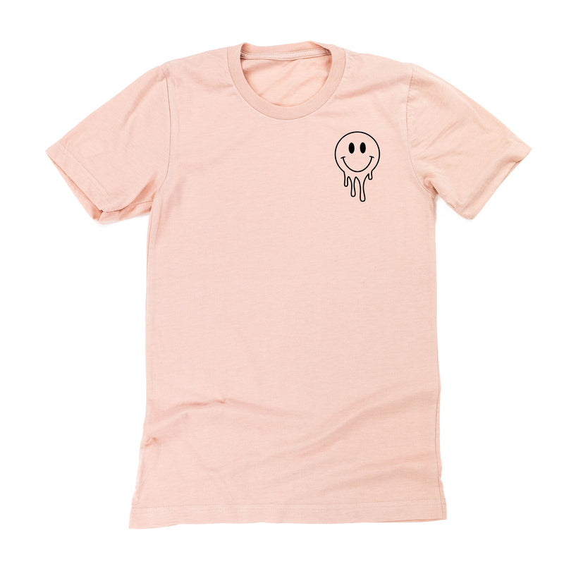 Living My Best Librarian Life - Melty Smiley (pf & b) - Unisex Tee