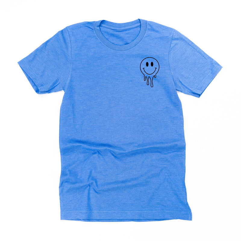 Living My Best Teacher Life - Melty Smiley (pf & b) - Unisex Tee