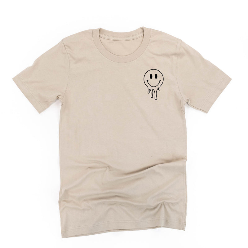 Living My Best Teacher Life - Melty Smiley (pf & b) - Unisex Tee