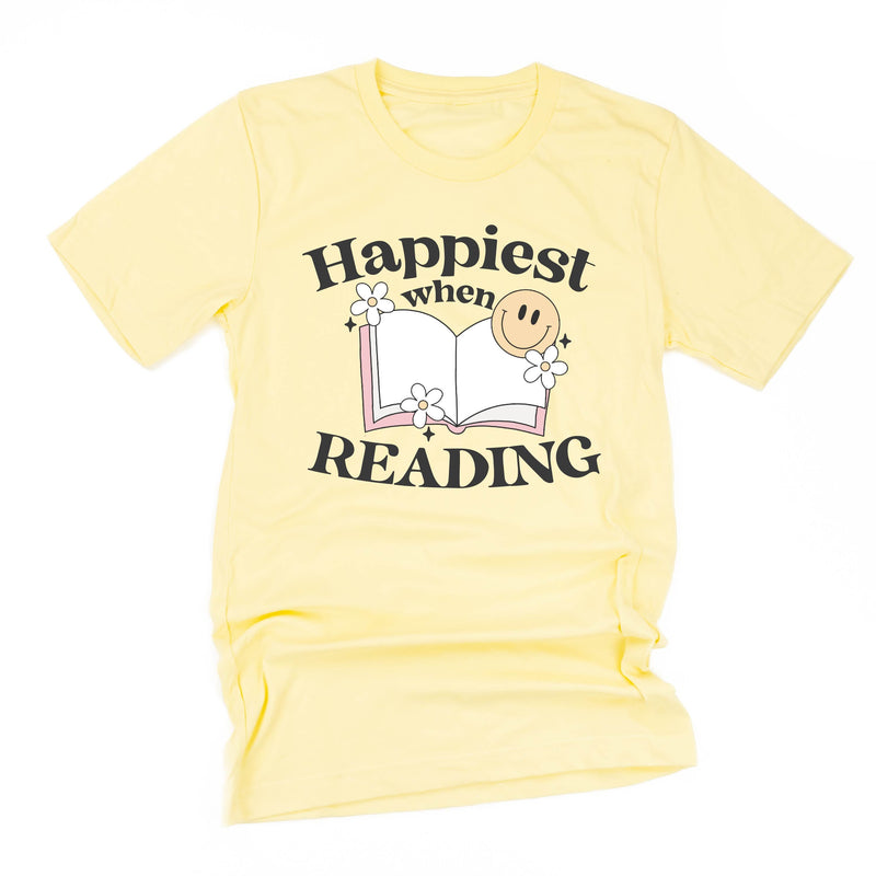 Happiest When Reading - Unisex Tee