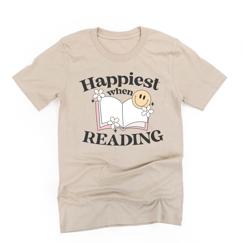 Happiest When Reading - Unisex Tee