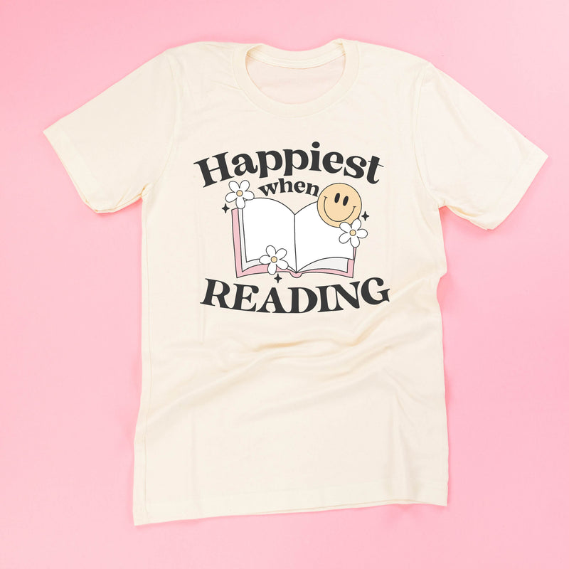 Happiest When Reading - Unisex Tee
