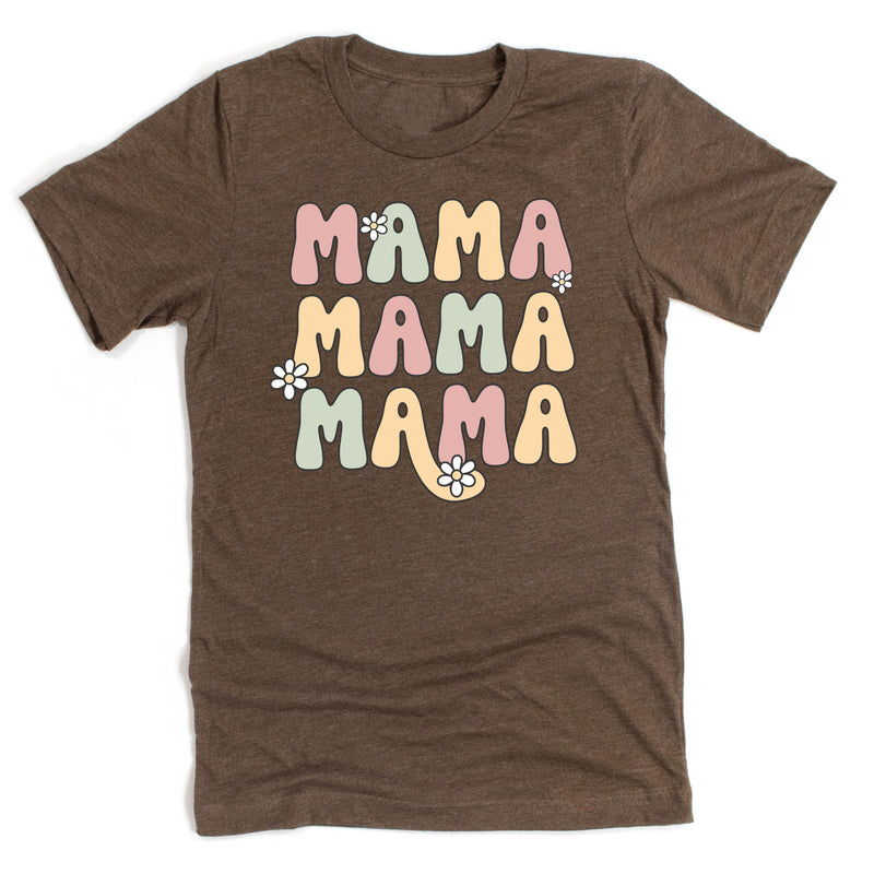 MAMA x3 with Daisies - Unisex Tee
