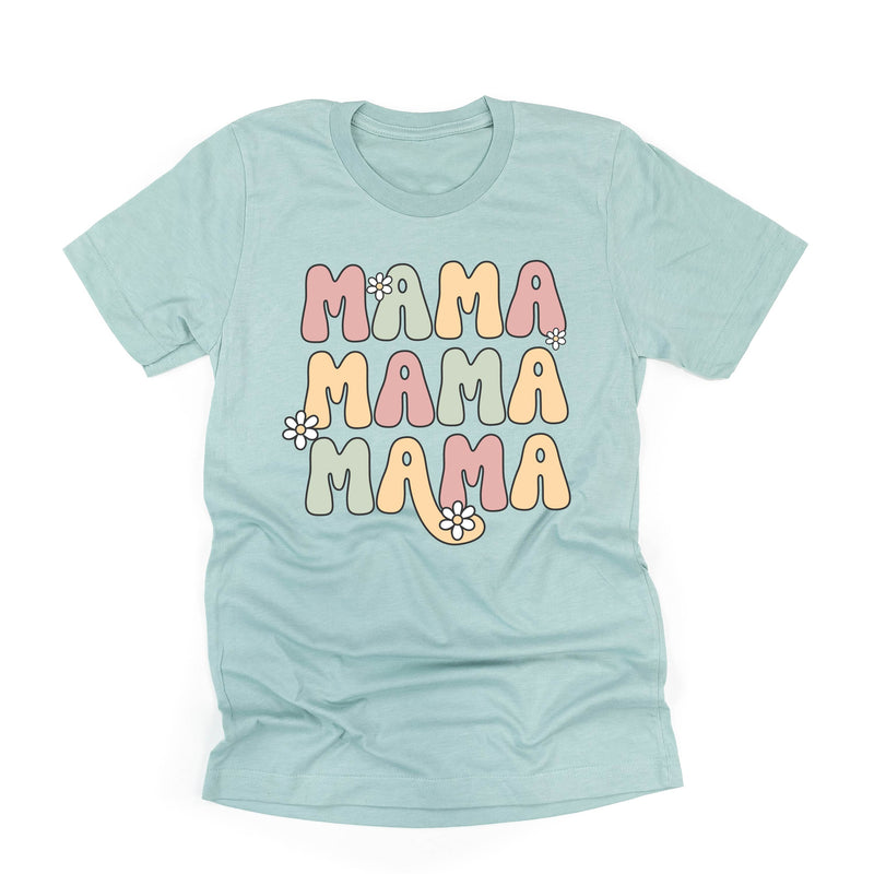 MAMA x3 with Daisies - Unisex Tee