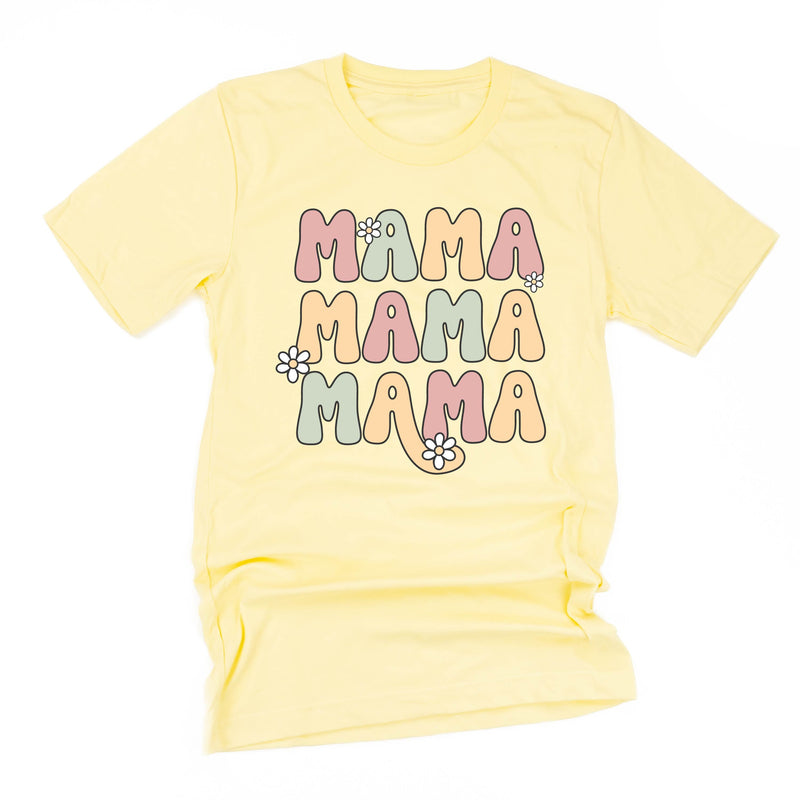 MAMA x3 with Daisies - Unisex Tee