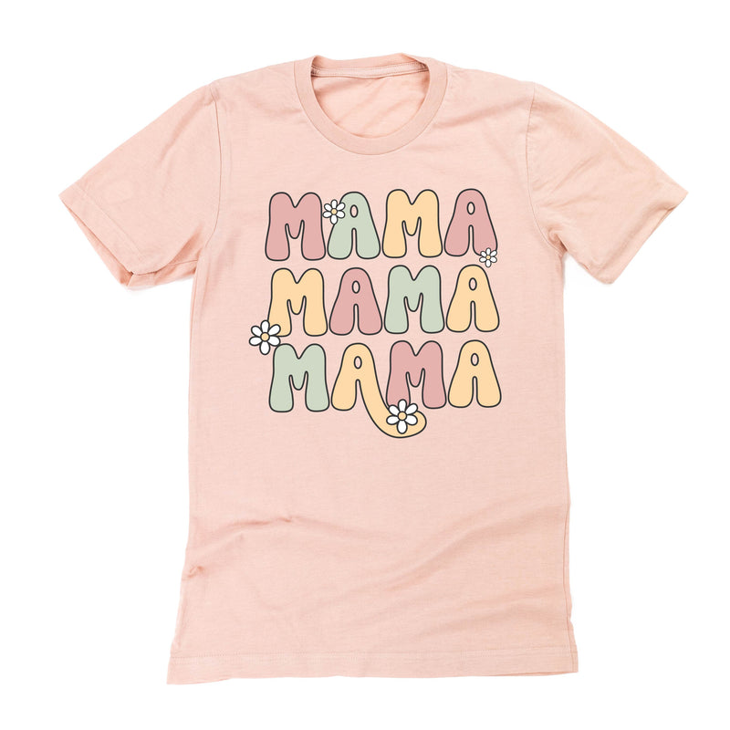 MAMA x3 with Daisies - Unisex Tee