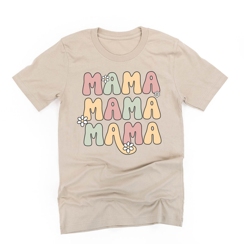 MAMA x3 with Daisies - Unisex Tee