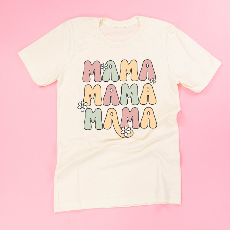 MAMA x3 with Daisies - Unisex Tee