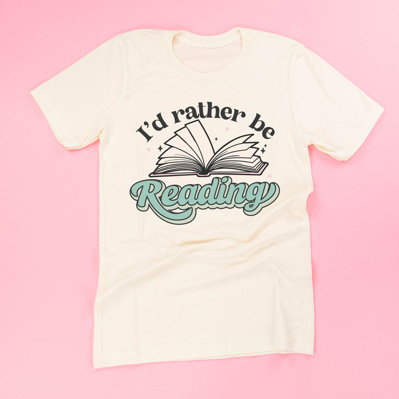 I'd Rather Be Reading - Unisex Tee
