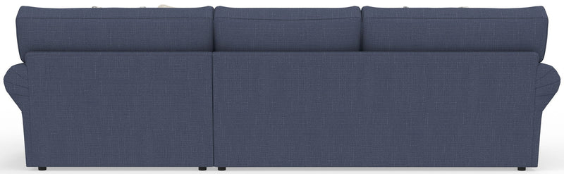 Cape May - Sofa Chaise With Comfort Coil Seating And 5 Accent Pillows Included