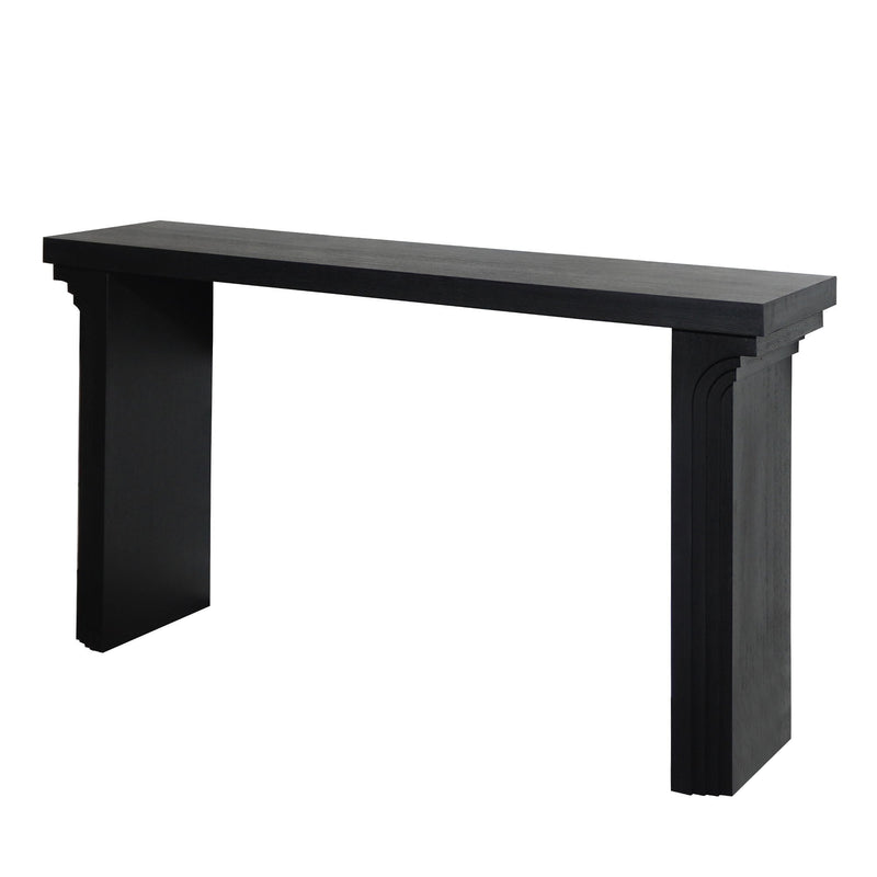 Console Table With Decorative Molding