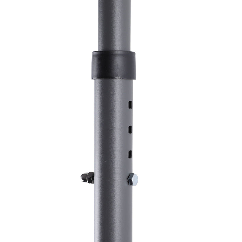 Manual Retractable Patio Awning, UV Resistant Sun Shade With No Drill Installation