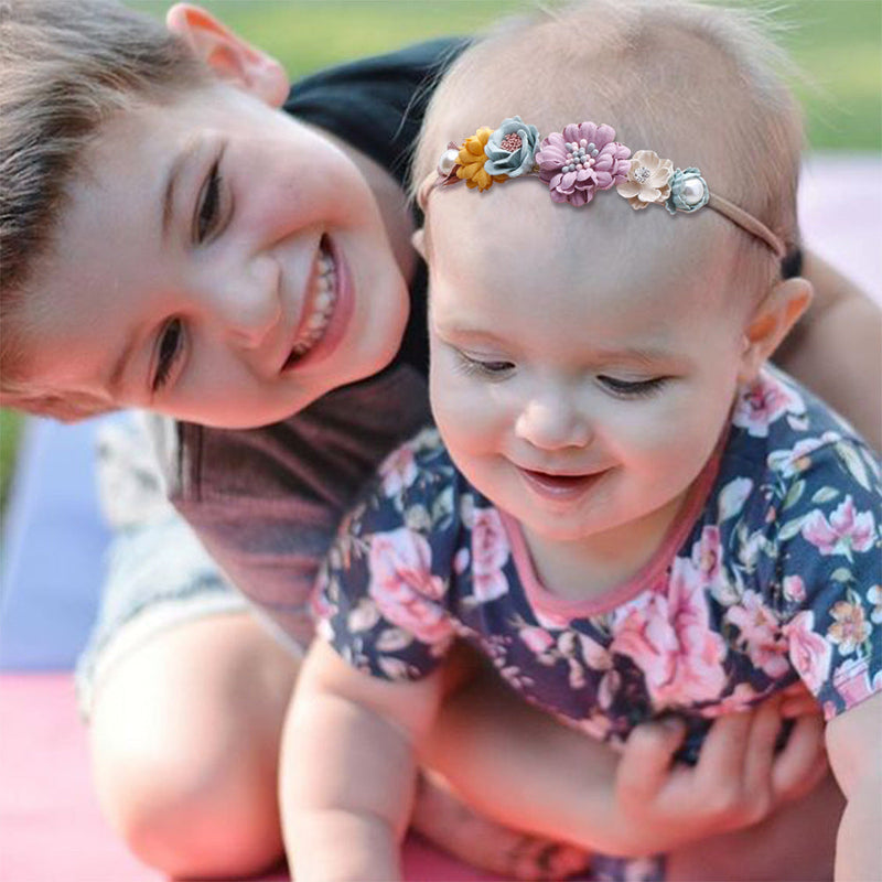 Cute Baby Full Moon Hair Band