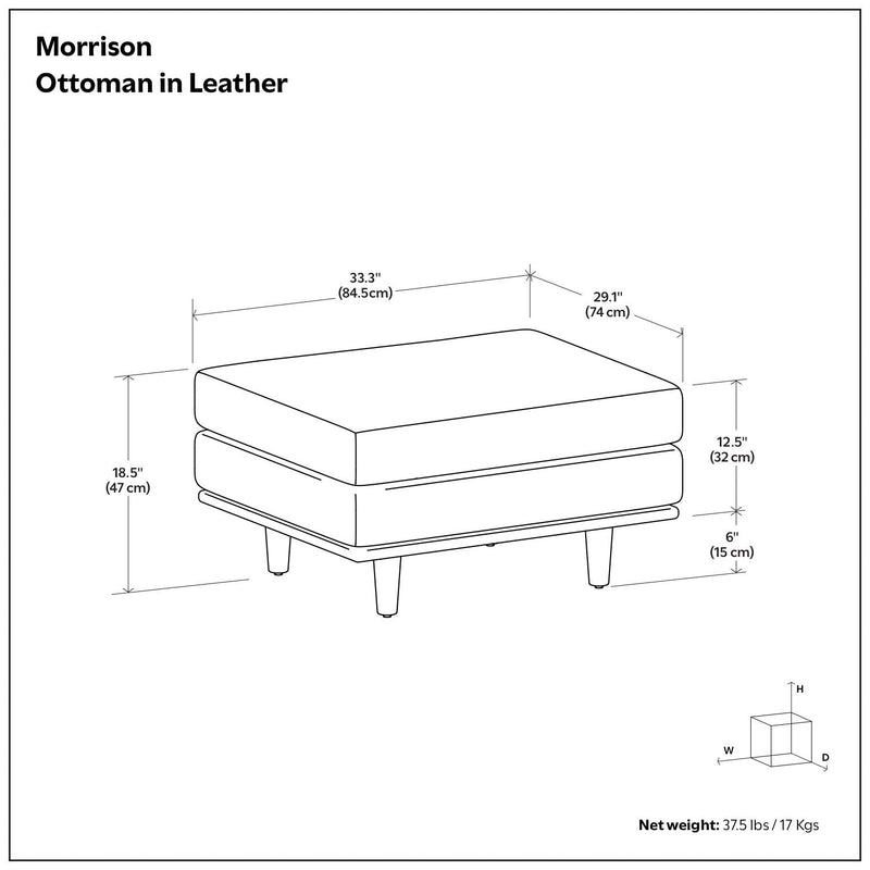 Morrison - Handcrafted Ottoman