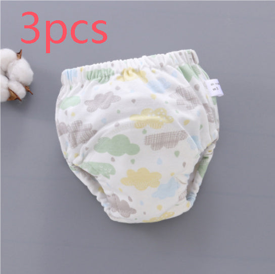 Baby Training Pants Washable 6-layer Gauze Diaper Cover Learning