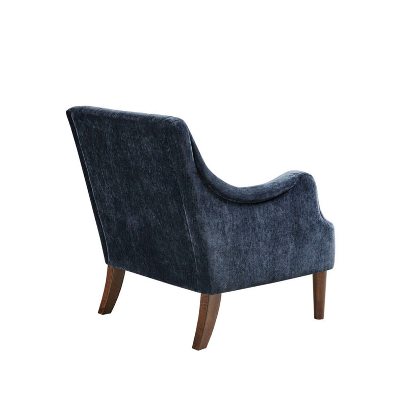 Button Tufted Accent Chair Vintage Style