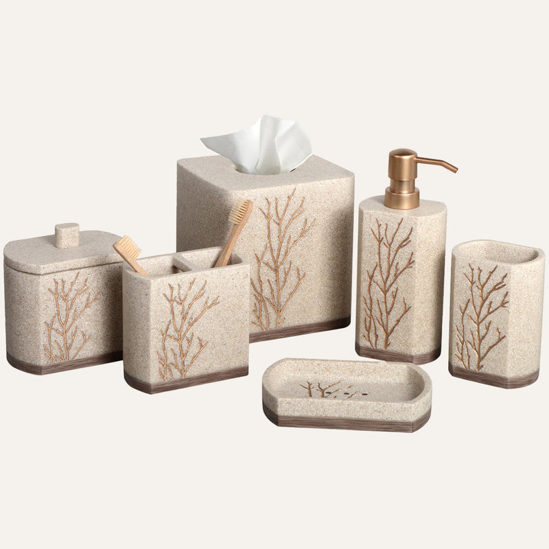 The Kent Essence Collection – Elegant Modern Bathroom Décor Accessories Set of 6