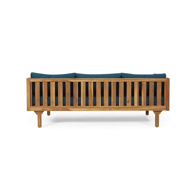 Alora 3-Seater Acacia Wood Daybed Sofa With Water-Resistant Cushions (SAK65773)