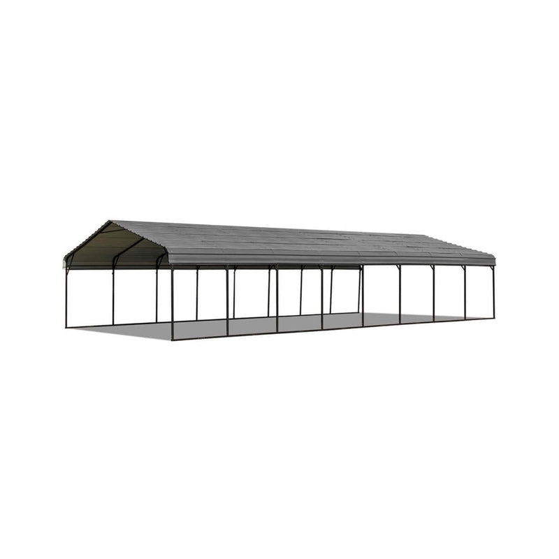 [20X40FT] Alora Extra Large Heavy Duty Four Car Outdoor Metal Carport Canopy For Trucks, Boats And SUVs (SAK29713)