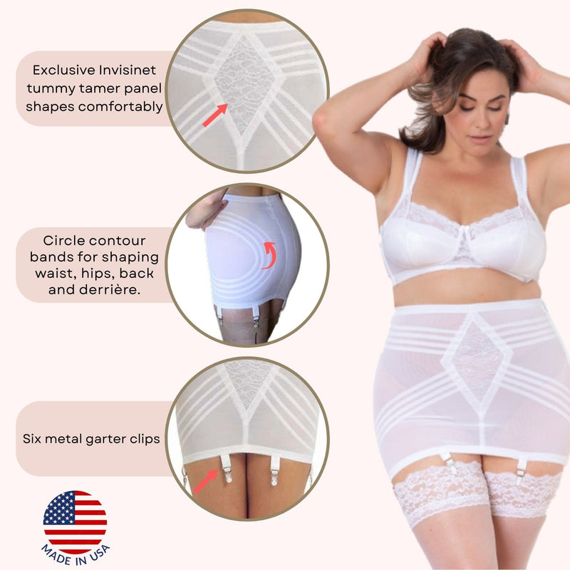 Style 1359 | Waistline Open Bottom Breathable Power Mesh Fabric | Firm to Extra Firm Support