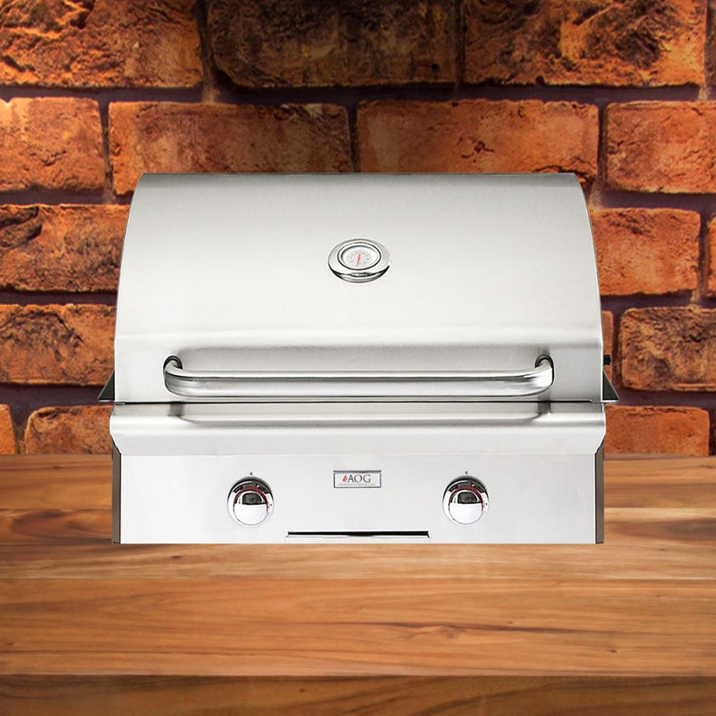 American Outdoor Grill 24NBL-00SP L-Series 2-Burner Built-In Natural Gas Grill, 24" [24NBL-00SP] (SAK10834)