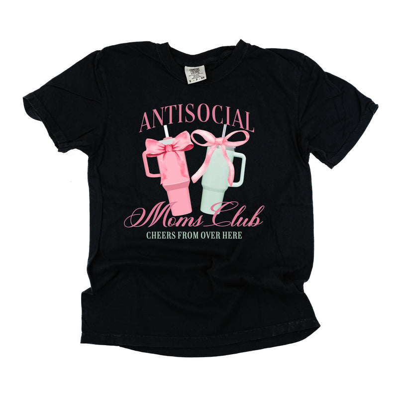 Antisocial Moms Club (Girl's Girl Version) - Comfort Colors Tee
