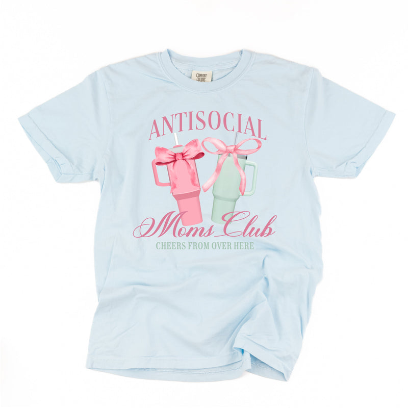 Antisocial Moms Club (Girl's Girl Version) - Comfort Colors Tee