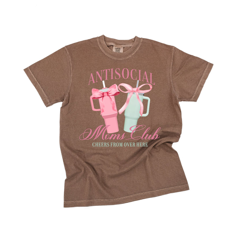 Antisocial Moms Club (Girl's Girl Version) - Comfort Colors Tee