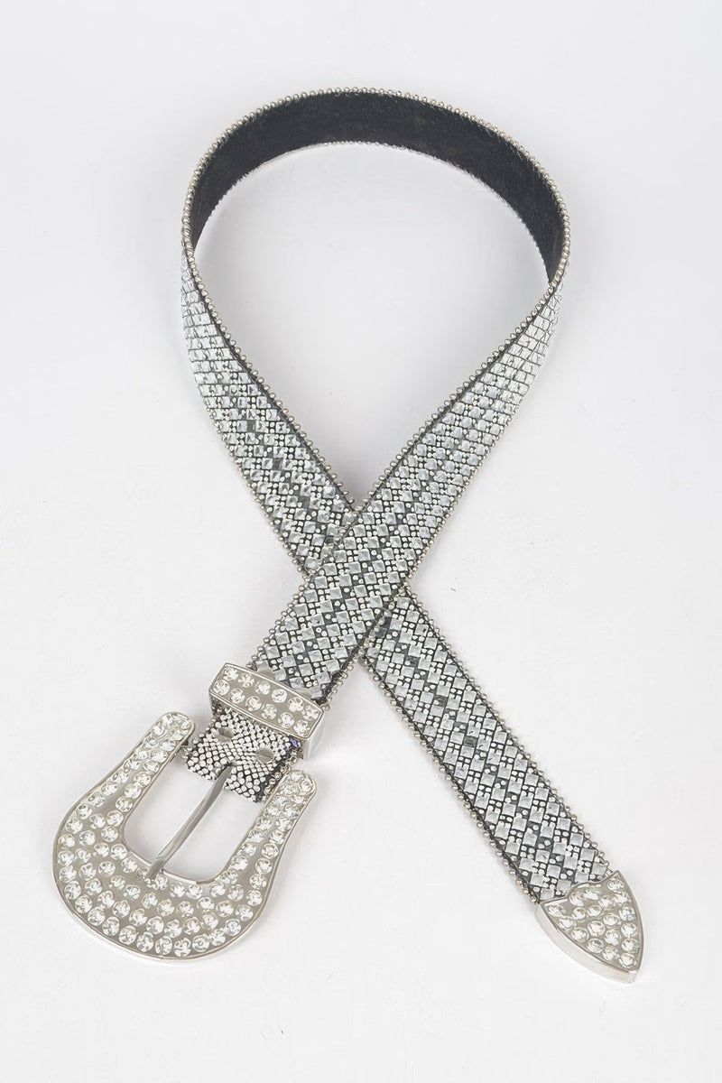 Rhinestone Western Style Belt