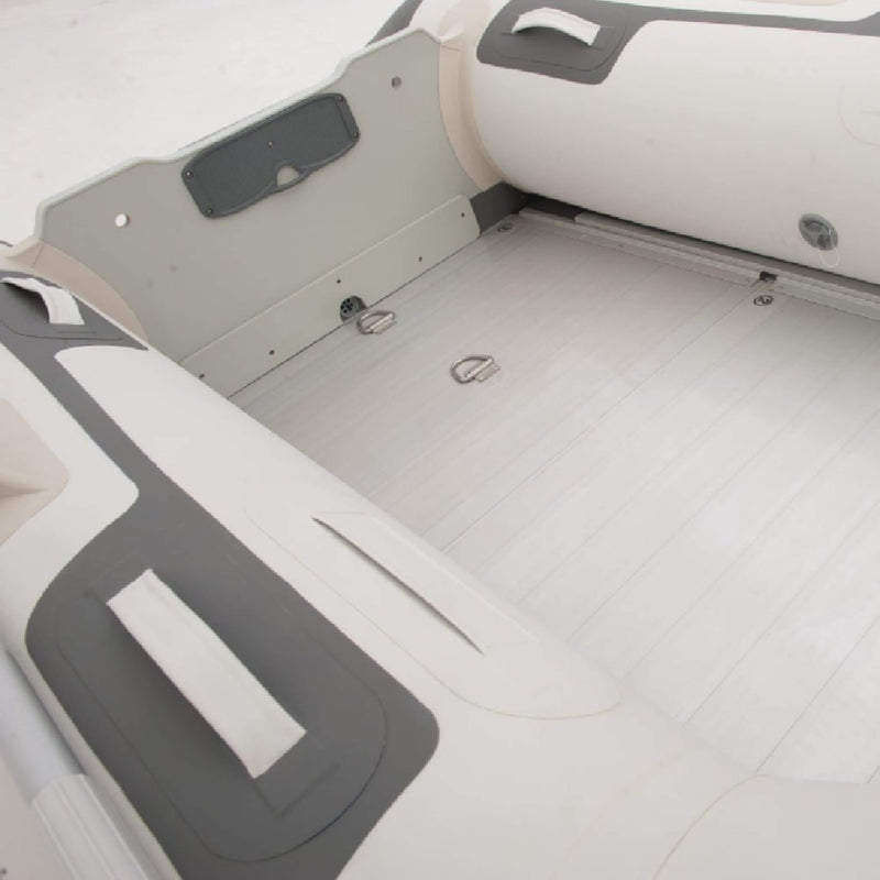 Aqua Marina A-Deluxe 4-Person Inflatable Speed Boat With Comfortable Rowing Seat And Adjustable Center Feet, 8FT  (SAK20456)