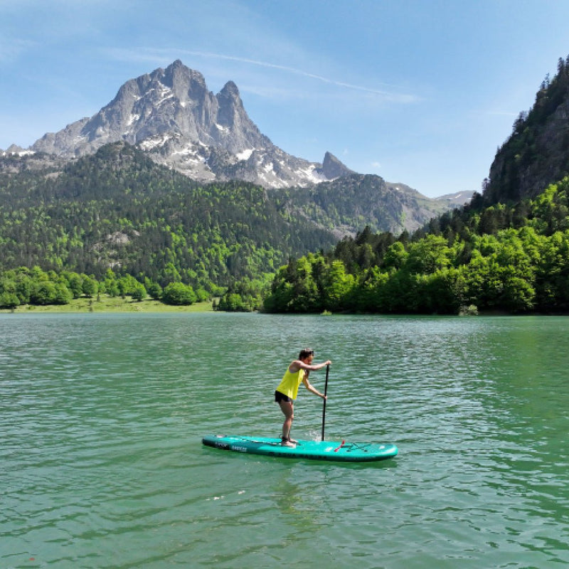 Aqua Marina Breeze BT-23BRP Green Compact Inflatable SUP With Drop Stitch Light Technology, 9FT (SAK68745)