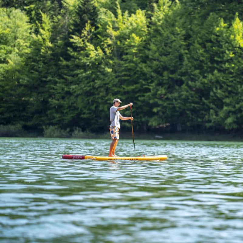 Aqua Marina Fusion BT-23FUP Premium All-Around SUP W/ Durable PVC Rail Layers & Grooved EVA Footpad,  10FT (SAK37195)