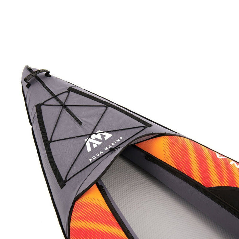 Aqua Marina Memba 330 1-Person Ultra Stiff Touring Kayak With Double Wall Fabric Floor, 10FT (SAK56789)
