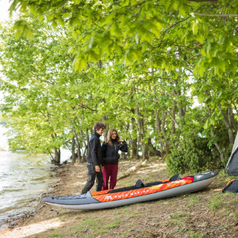 Aqua Marina Memba 390 Premium 2-Person Touring Kayak With DWF Deck And Paddles, 12FT (SAK17282)