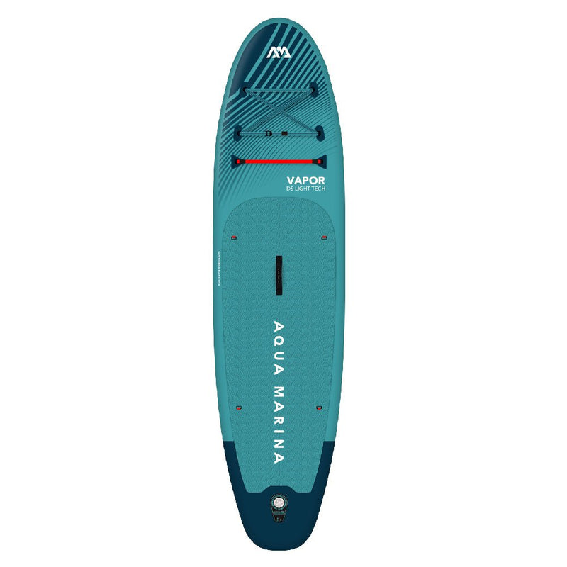 Aqua Marina Vapor BT-23VAP All-Around SUP W/ Sand Ripple Grooved EVA Footpad, 10FT (SAK60532)