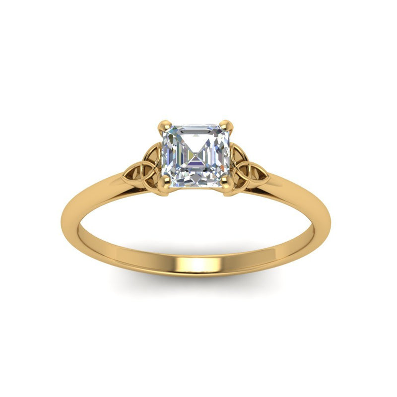 Celtic Solitaire Engagement Ring