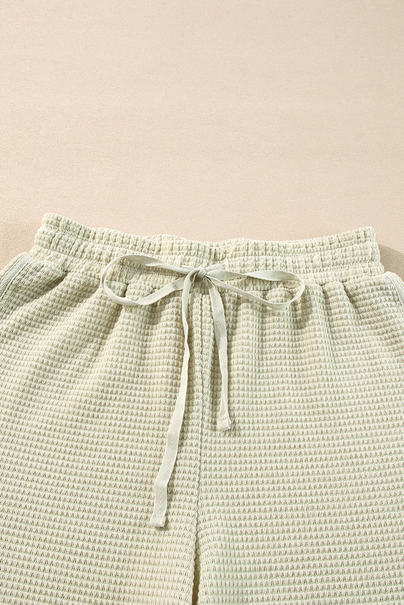 Dulce Parchment Textured Long Sleeve Lounge Set