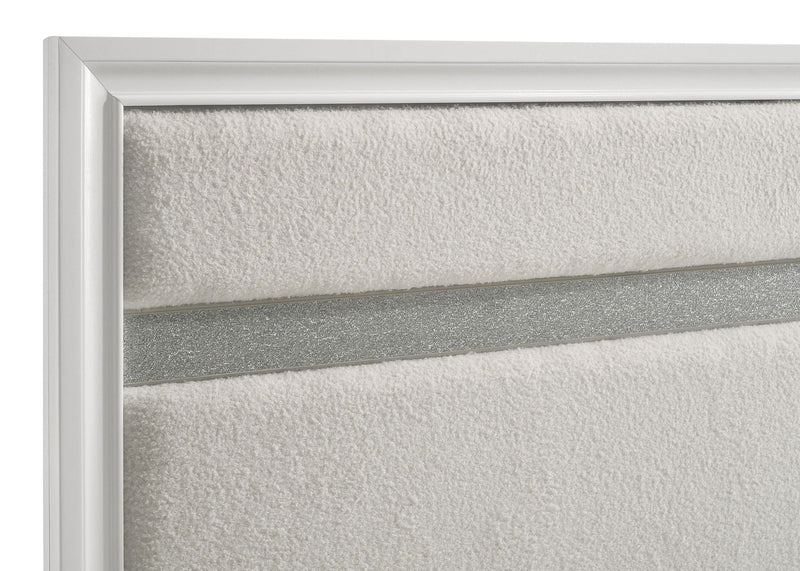 Miranda 54-inch Upholstered Twin Panel Bed White