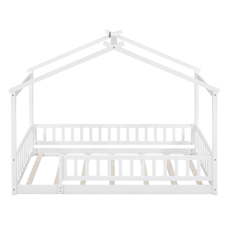 Bed House Bed Frame With Fence