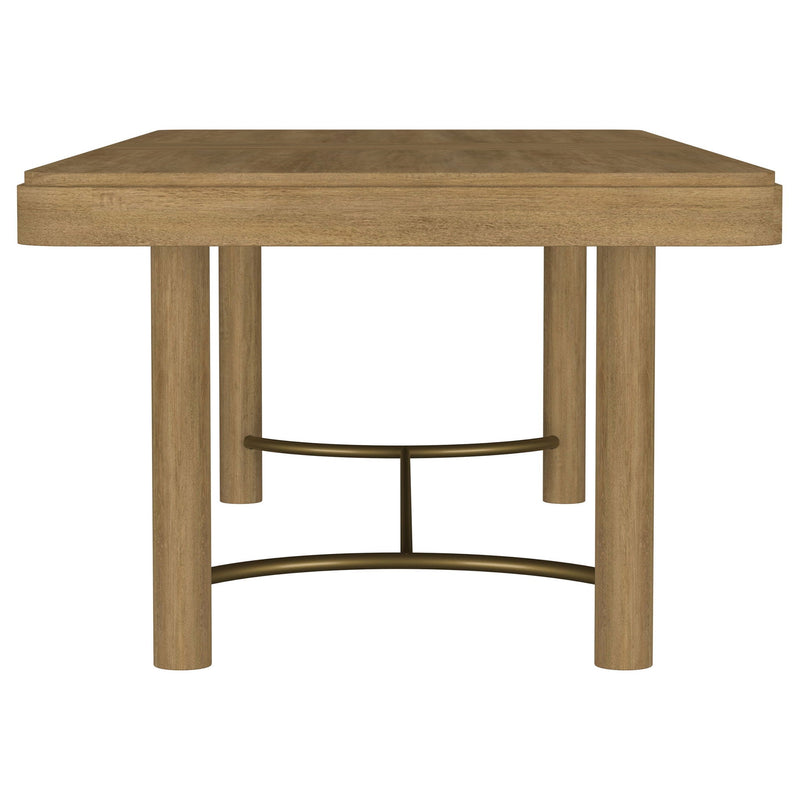 Arini 7-piece Extension Leaf Dining Table Set Sand Wash